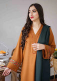 3 Piece Unstitched Embroidered Dhanak Wool Suit With Embroidered Dhanak Wool Shawl GA-1120