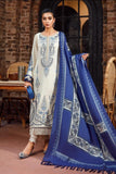 3 Piece Unstitched Heavy Embroidered Khaddar Suit With Digital Printed Khaddar ShawlMB-715