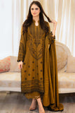 3 Piece Unstitched Heavy Embroidered Dhanak Suit ( Four Sided Embroidered Dhanak Shawl )MB-100