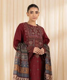 3 Piece Unstitched Heavy Embroidered Lawn Suit ( Fine Printed Lawn Dupatta )SP-2795