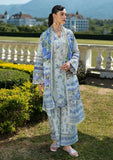 3 Piece Unstitched Digital Printed Lawn Suit ( Fine Printed Silk Dupatta )SP-482