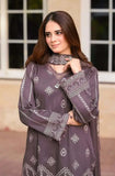 3 Piece Unstitched Heavy Embroidered Lawn Suit ( Full Embroidered Chiffon Dupatta )NS-915