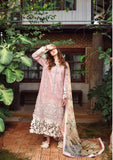 3 Piece Unstitched Heavy Embroidered Chickan Kari Lawn Suit ( Fine Printed Silk Dupatta )