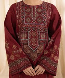 3 Piece Unstitched Heavy Embroidered Lawn Suit ( Fine Printed Lawn Dupatta )SP-2795