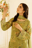 3 Piece Unstitched Printed Embroidered Lawn Suit ( Printed Lawn Dupatta )