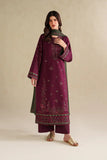 3 Piece Unstitched Heavy Embroidered Lawn Suit ( Four-sided Embroidered Lawn Dupatta )IZ-2705