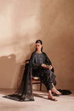 3 Piece Unstitched Heavy Embroidered Chickan Kari Lawn Suit ( Four-sided Embroidered Chiffon Dupatta )