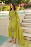 3 Piece Unstitched Heavy Embroidered Chickan Kari Lawn Suit ( Four-sided Embroidered Organza Dupatta )RR-2780