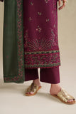 3 Piece Unstitched Heavy Embroidered Lawn Suit ( Four-sided Embroidered Lawn Dupatta )IZ-2705