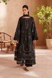3 Piece Unstitched Heavy Embroidered Chickan Kari Lawn Suit ( Four-sided Embroidered Chiffon Dupatta )