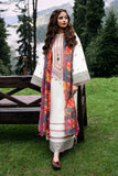3 Piece Unstitched Heavy Embroidered Lawn Suit ( Fine Printed Lawn Dupatta )QL-2690