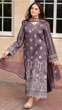 3 Piece Unstitched Heavy Embroidered Lawn Suit ( Full Embroidered Chiffon Dupatta )NS-915