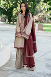 3 Piece Unstitched Heavy Embroidered Lawn Suit ( Embroidered Lawn Dupatta )KD-910
