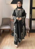 3 Piece Unstitched Heavy Embroidered Lawn Suit ( Plain Bamber Chiffon Dupatta )MR-2740 B