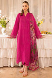 3 Piece Unstitched Heavy Embroidered Chickan Kari Lawn Suit ( Fine Printed Silk Dupatta )FR-2725
