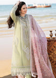 3 Piece Unstitched Heavy Embroidered Chickan Kari Pure Lawn Suit with Printed Organza Dupatta CH10