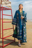 3 Piece Unstitched Heavy Embroidered Pure Lawn Suit With Heavy Embroidered Organza Dupatta SM30