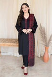 3 Piece Unstitched Embroidered Dhanak Wool Suit With Printed Woolen Shawl BC-835