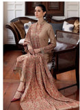 3 Piece Unstitched Heavy Embroidered Dhanak Wool Suit With Heavy Embroidered Dhanak Shawl BR685
