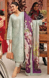 3 Piece Unstitched Heavy Embroidered Chickan Kari Pure Lawn Suit with Digital Printed Poly Lawn Dupatta MS42
