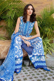 3 Piece Unstitched Embroidered Lawn Suit with Printed Lawn Dupatta MB462