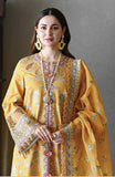 3 Piece Unstitched Heavy Embroidered Pure Lawn Suit with Heavy Embroidered Organza Dupatta SP2510