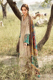 3 Piece Unstitched Heavy Embroidered Lawn Suit with Fine Printed Lawn Dupatta MB2580