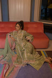 3 Piece Unstitched Embroidered Pure Lawn Suit with Fine Printed Silk Dupatta SN18