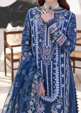 3 Piece Unstitched Heavy Embroidered Pure Lawn Suit with Four Sided Embroidered Organza Dupatta SP 2545