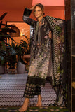 3 Piece Unstitched Embroidered Pure Lawn Suit with Fine Printed Silk Dupatta SN12