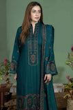 3 Piece Unstitched Heavy Embroidered Dhanak Suit with Four-sided Embroidered Dhanak Shawl AJ-940