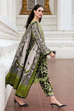 3 Piece Unstitched Embroidered Khaddar Suit with Printed Khaddar Dupatta CC-81P