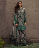 3 Piece Unstitched Digital Printed Khaddar Suit with Printed Khaddar Dupatta CH-76