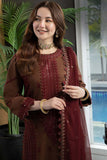 3 Piece Unstitched Heavy Embroidered Pure Lawn Suit with Heavy Embroidered Lawn Dupatta AJ56
