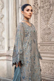 3 Piece Unstitched Heavy Embroidered Dhanak Suit with Heavy Embroidered Dhanak Wool Shawl IZ775
