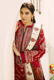 3 Piece Unstitched Heavy Embroidered Pure Lawn Suit with Fine Printed Poly Lawn Dupatta ZS2550