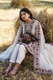 3 Piece Unstitched Heavy Embroidered Dhanak Suit with Heavy Embroidered Dhanak Shawl AJ-630