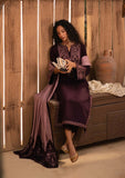 3 Piece Unstitched Heavy Embroidered Dhanak Suit with Embroidered Dhanak Shawl RP-605